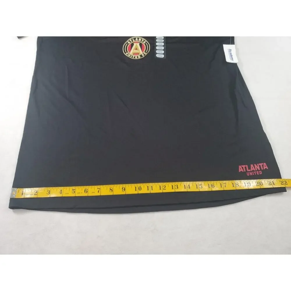 Adidas Mens Large Black Graphic Resurgen Atlanta United FC Pullover Shirt